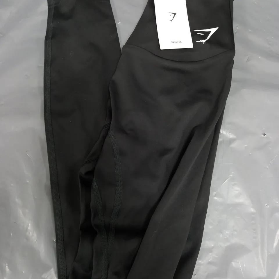 GYMSHARK TRAINING LEGGINGS IN BLACK - SMALL