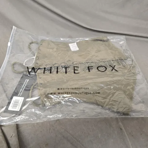 WHITE FOX BOUTIQUE SUEDE BUSTIER - SIZE S 