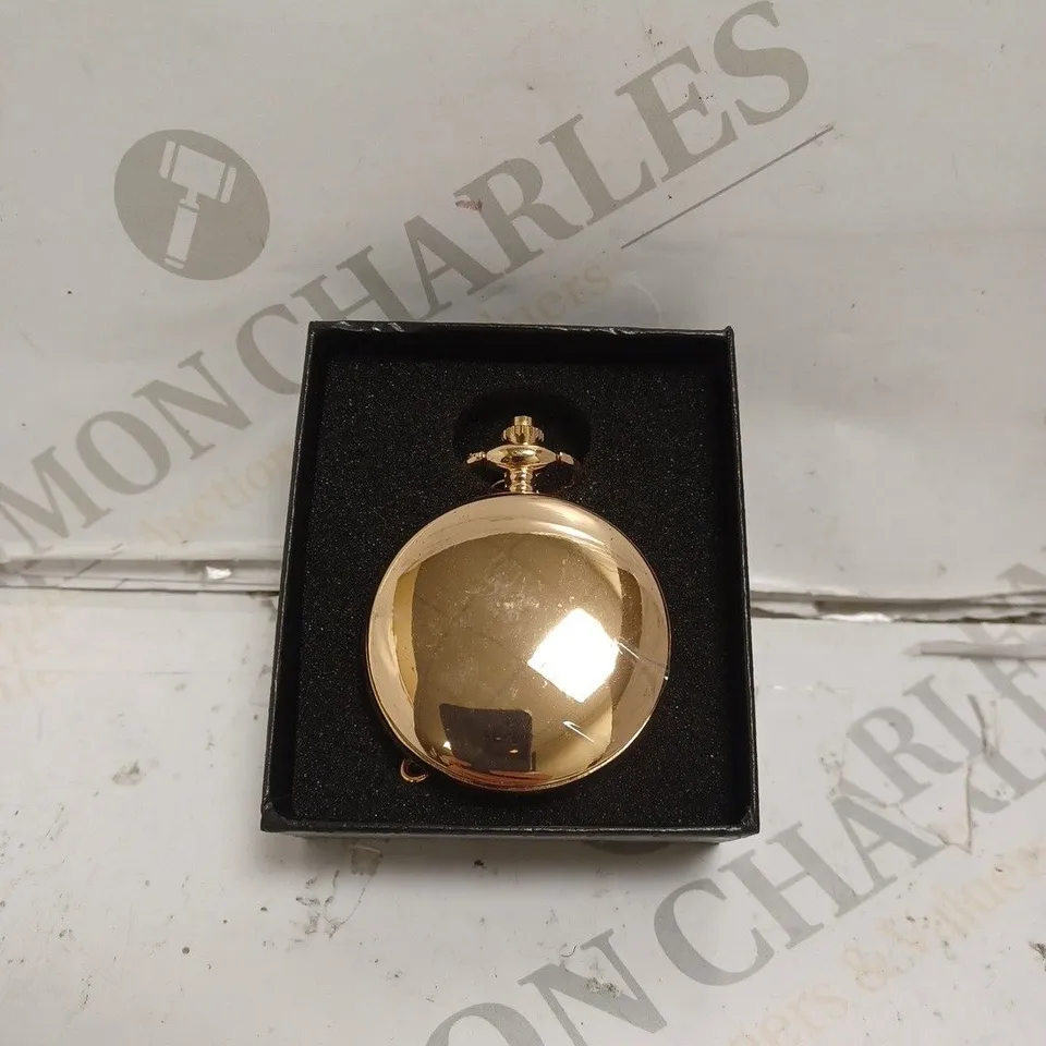 MENS EDISON POCKET WATCH WITH CHAIN – BRAND NEW IN BOX