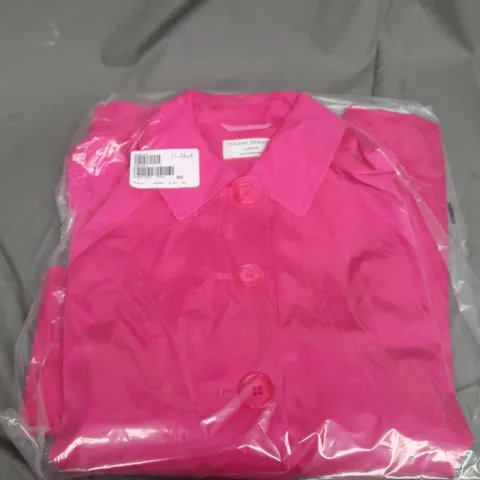 SEALED HELENE BERMAN PINK SHORT TRENCH COAT - SIZE 16