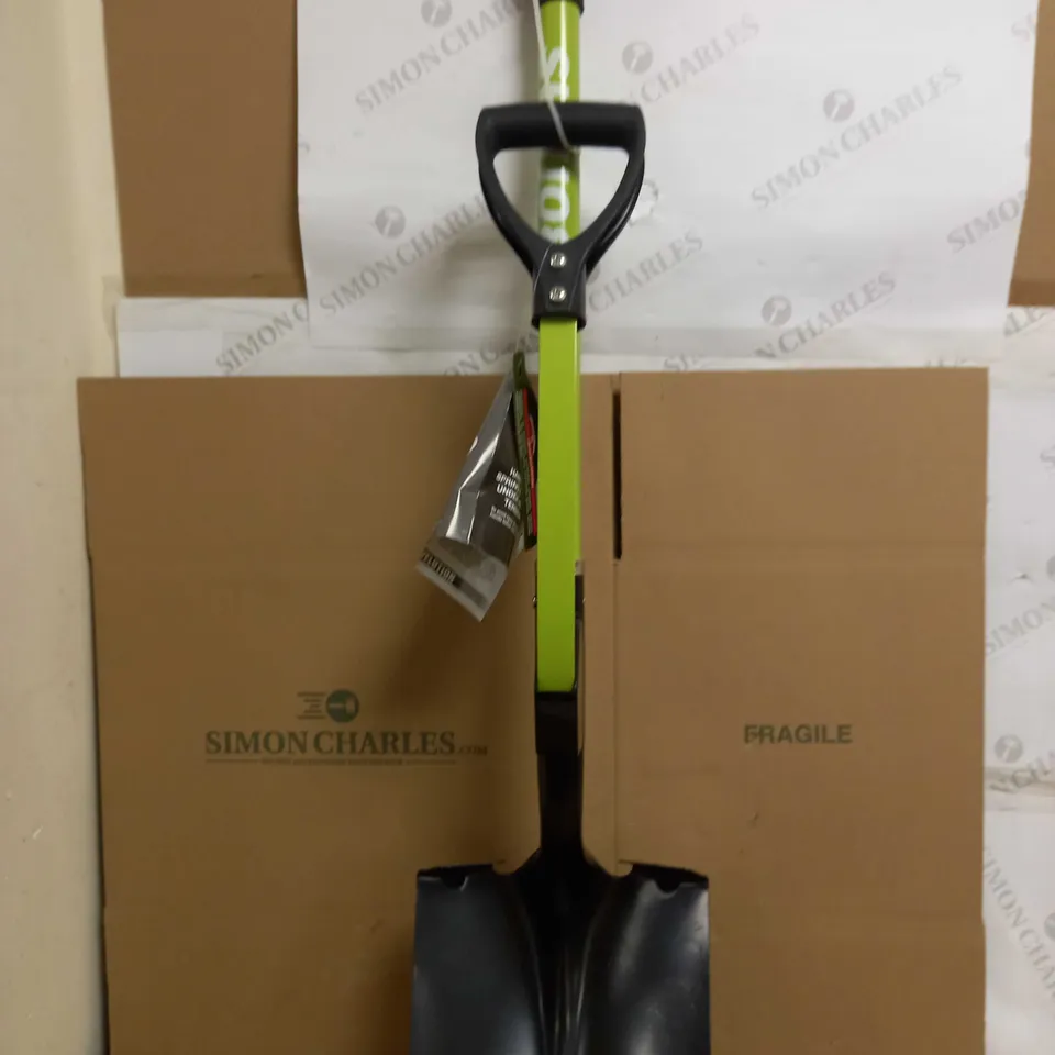 SUNJOE SHOVELUTION SPRING LOADED SHOVEL