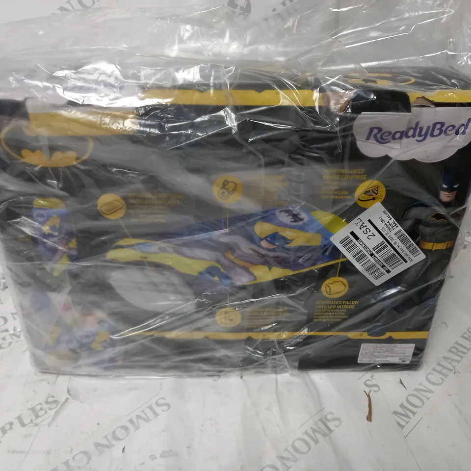 BOXED BATMAN JUNIOUR READY BED  RRP £34.99