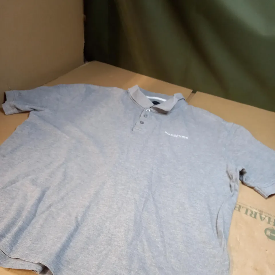 GREY HRNTI LLOYD POLO SHIRT SIZE XL