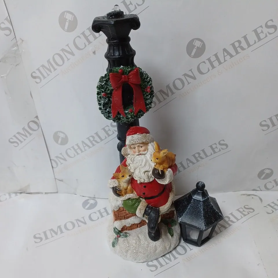 BOXED FESTIVE PRE-LIT LAMPOST GINGER BREAD