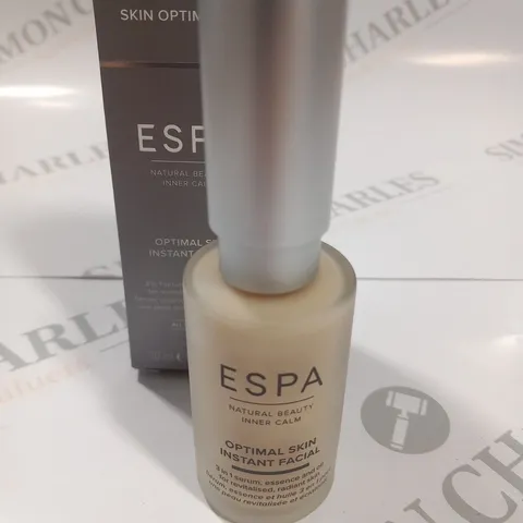 BOXED ESPA NATURAL BEAUTY INNER CREAM OPTIMAL SKIN INSTANT FACIAL 30ML