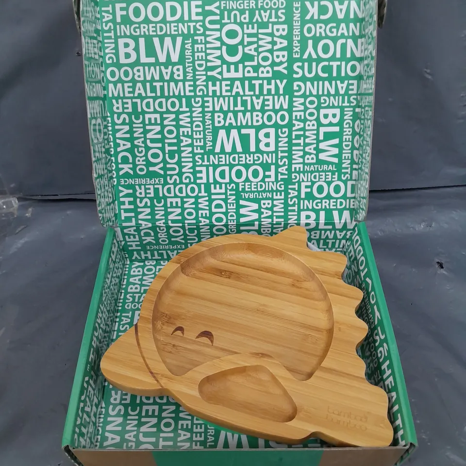 BOXED BAMBOO BAMBOO DINOSAUR SUCTION PLATE 