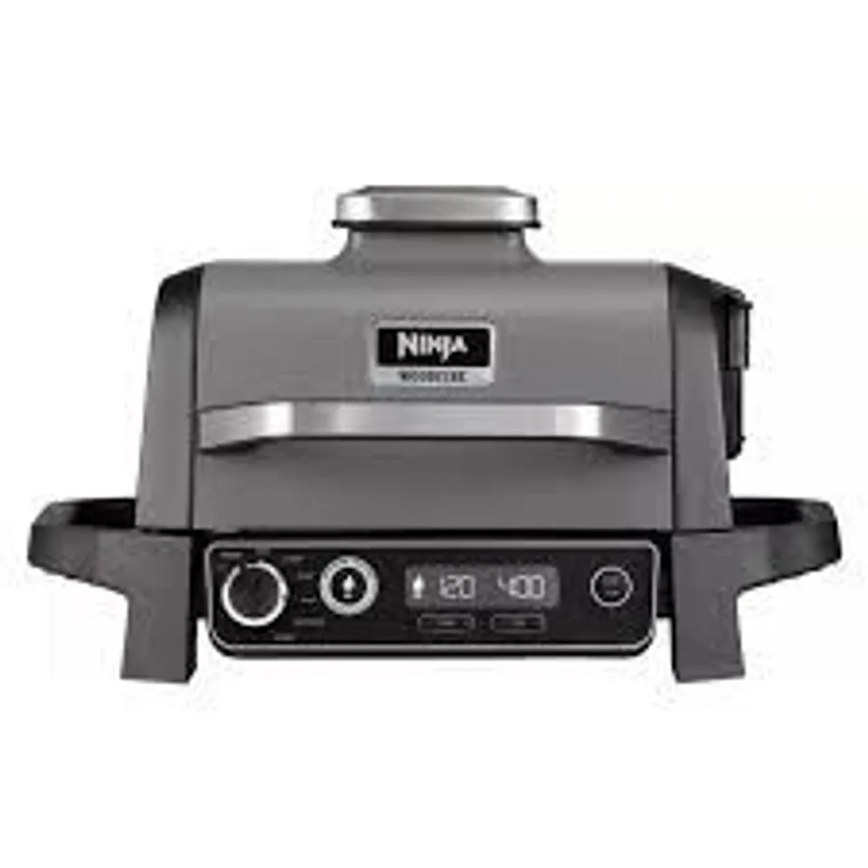 BOXED NINJA OG701UK WOODFIRE ELECTRIC BBQ GRILL & SMOKER 