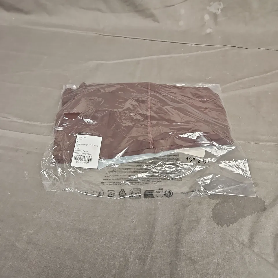 LULULEMON ALIGN HR PANT 25" IN ESPRESSO SIZE 4
