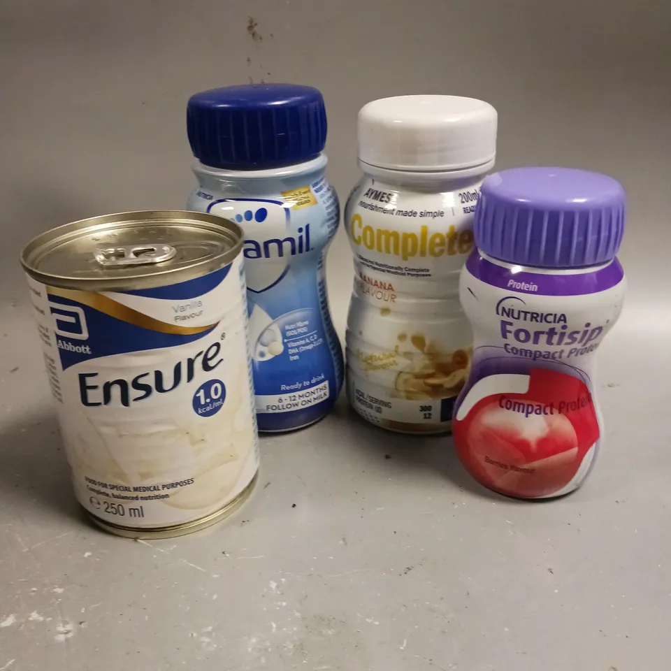 APPROXIMATELY 20 ASSORTED FOOD SUPPLEMENT DRINKS - COLLECTION ONLY 