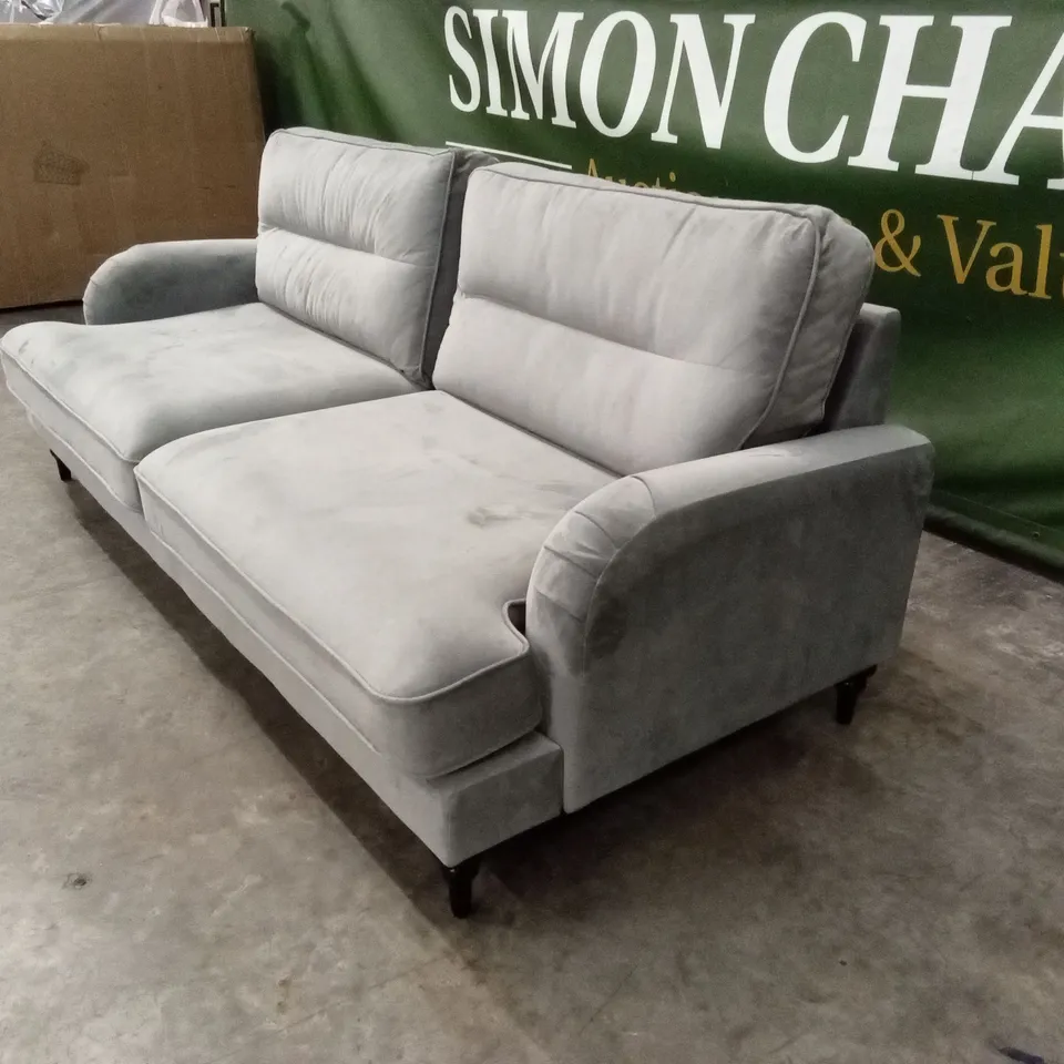 VICTORIA 4 SEATER FABRIC SOFA - GREY RRP £679