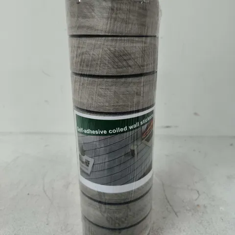 SELF-ADHESIVE WALL STICKERS – COILED ROLL, GREY STONE PATTERN