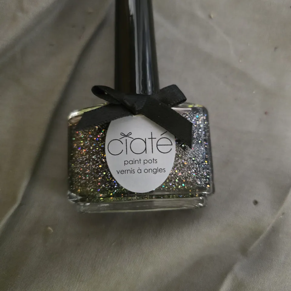 CIATÉ LONDON BABY PAINT POTS NAIL POLISH – GLITTER FINISH, PP128, BULK LOT (12 INNER BOXES X 6 BOTTLES EACH)