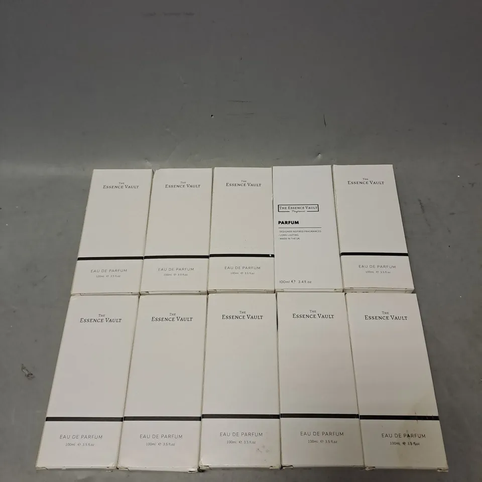 APPROXIMATELY 10 ASSORTED THE ESSENCE VAULT FRAGRANCES TO INCLUDE - 252 - 297 - 144 - ETC