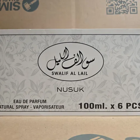SWALIF AL LAIL NUSUK EAU DE PARFUM 6 X 100ML FRAGRANCE SET