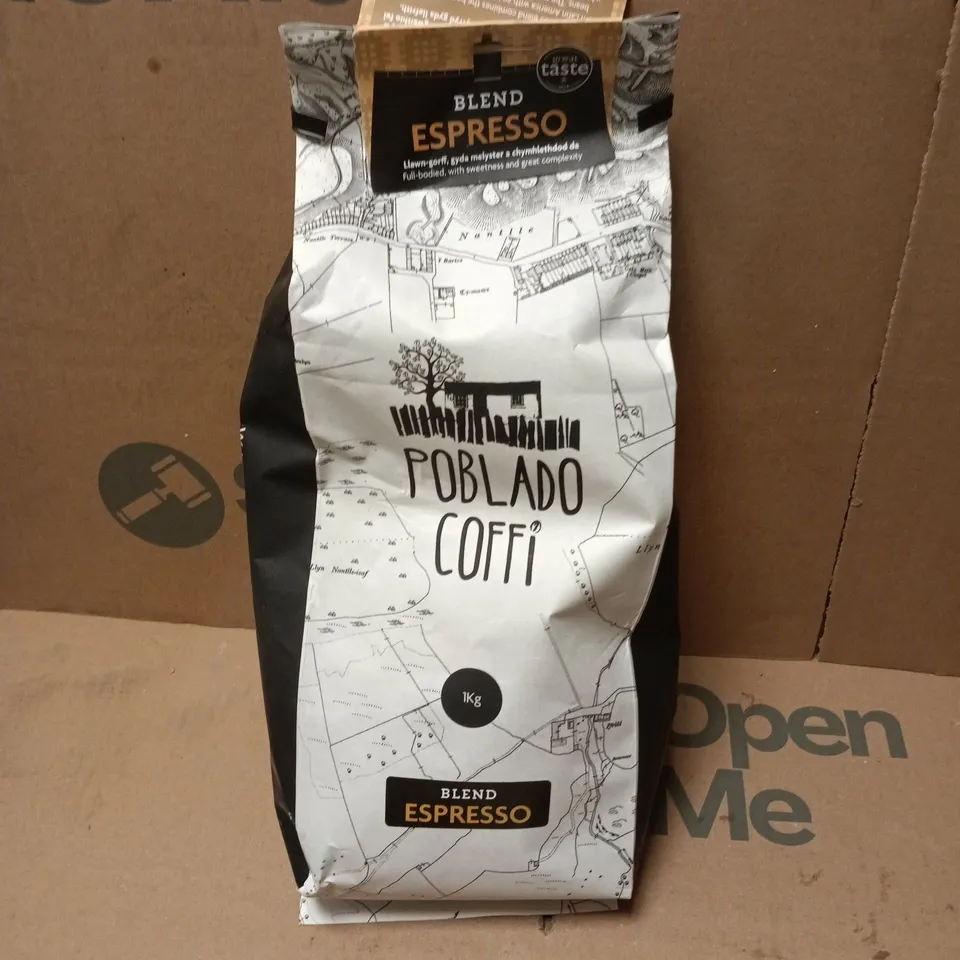 POBLADO COFFI COFFEE BEANS – BLEND ESPRESSO, 1KG 