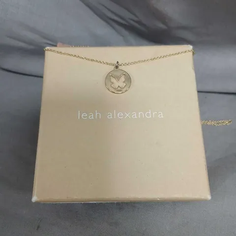LEAH ALEXANDRA BUTTERFLY PENDANT NECKLACE
