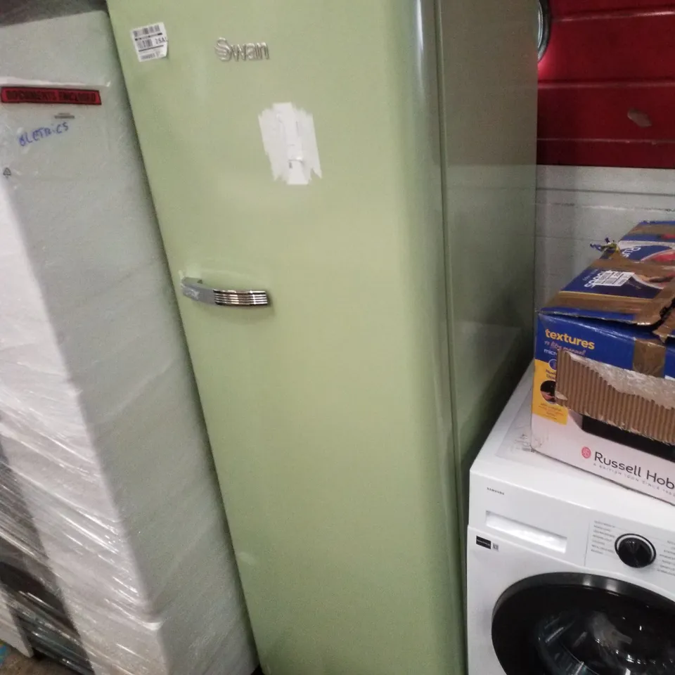 SWAN SR11050GNE RETRO GREEN LARDER FRIDGE 337L