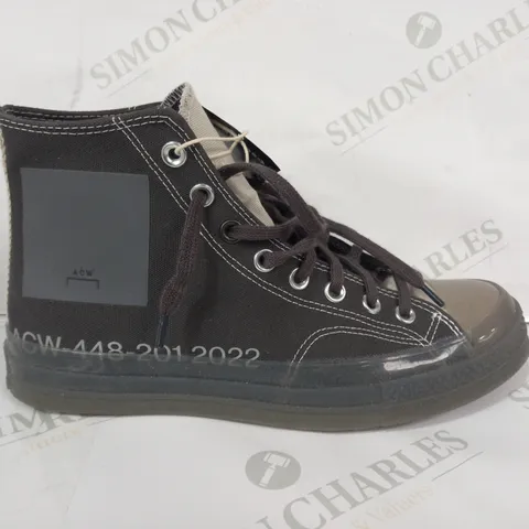 BOXED PAIR OF CONVERSE ACW SHOES IN STONE COLOUR UK SIZE