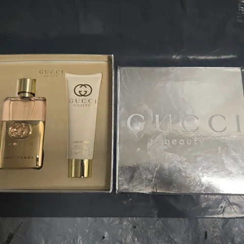 BOXED GUCCI GUILTY 50ML EAU DE PARFUM SET