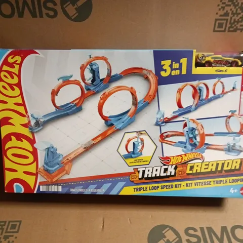 HOT WHEELS TRACK CREATOR 3-IN-1 SPEED KIT – BOXED