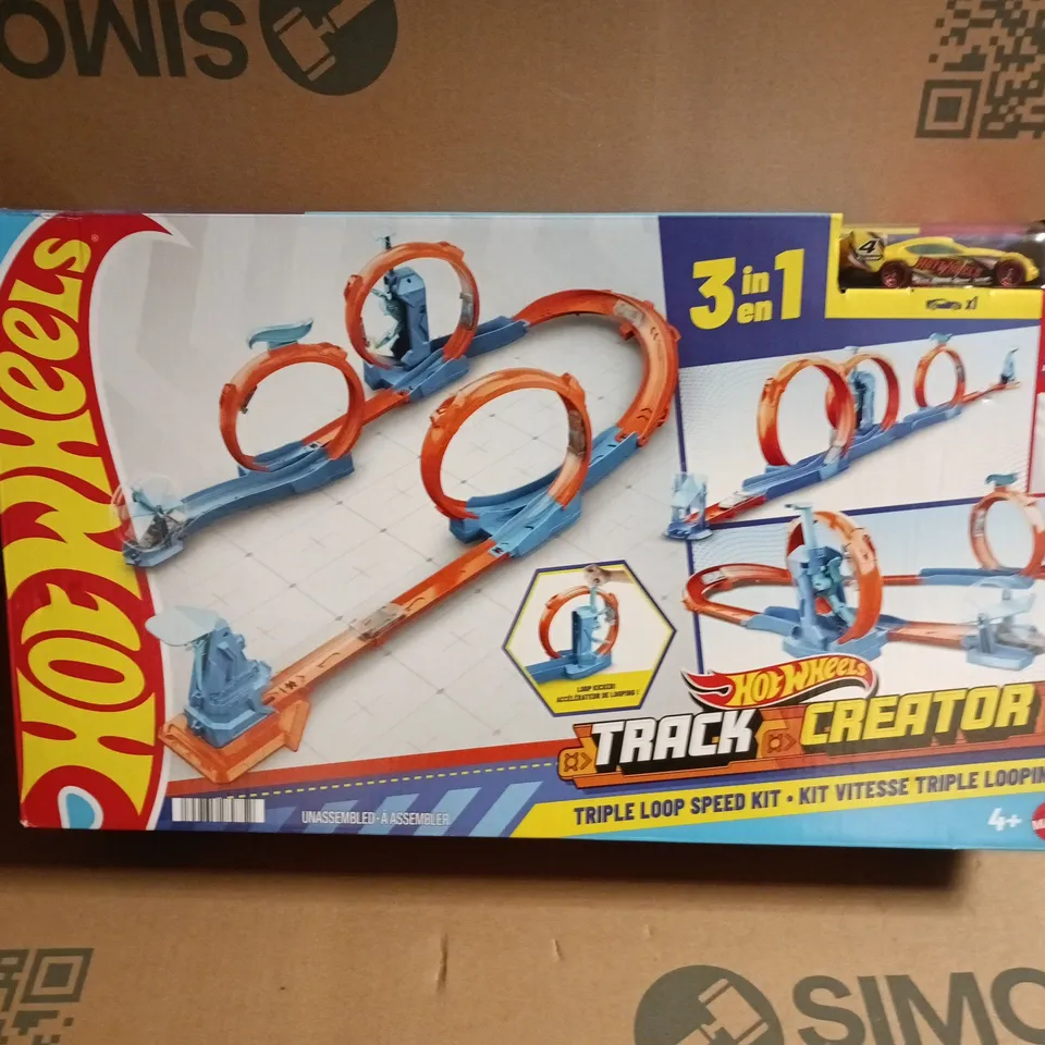 HOT WHEELS TRACK CREATOR 3-IN-1 SPEED KIT – BOXED