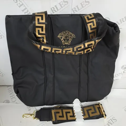 VERSACE BLACK TOTE BAG