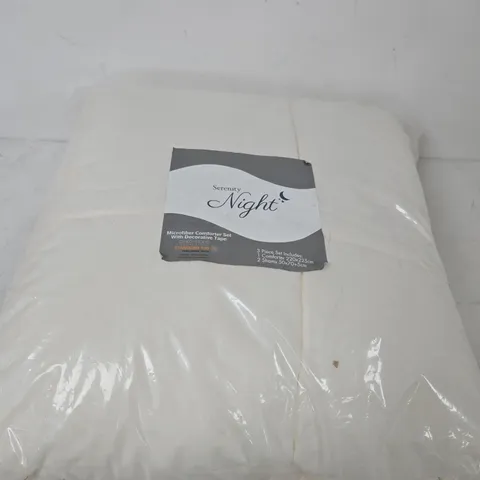 SERENITY NIGHT MICROFIBER COMFORTER SET – 3 PIECE