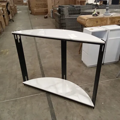 ANCUTA 100cm MARBLE TOP CONSOLE TABLE