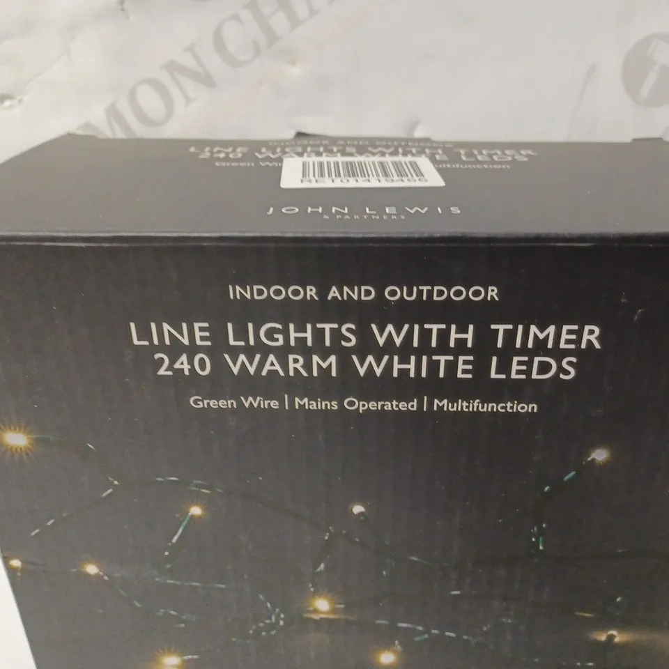 JOHN LEWIS WARM WHITE LED LIGHTS 