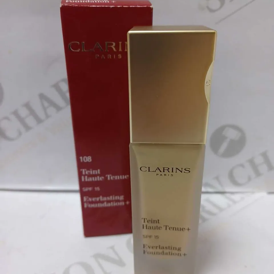 CLARINS EVERLASTING FOUNDATION+ SPF15 30ML - #108 SAND 