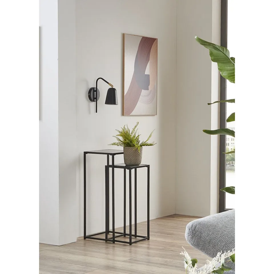 BOXED KRYSTLE RECTANGLE NESTING PLANT STAND