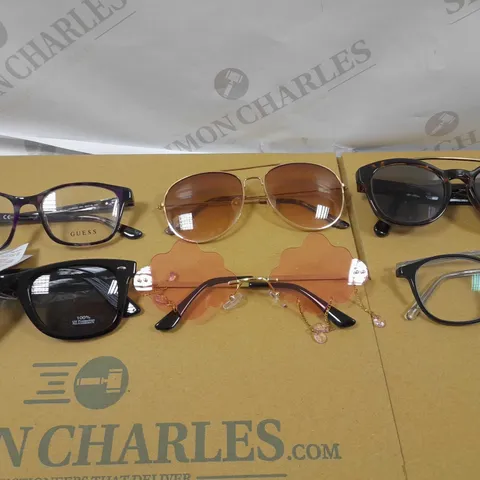 LOT OF APPROXIMATELY 15 VARIOUS GLASSES/SUNGLASSES