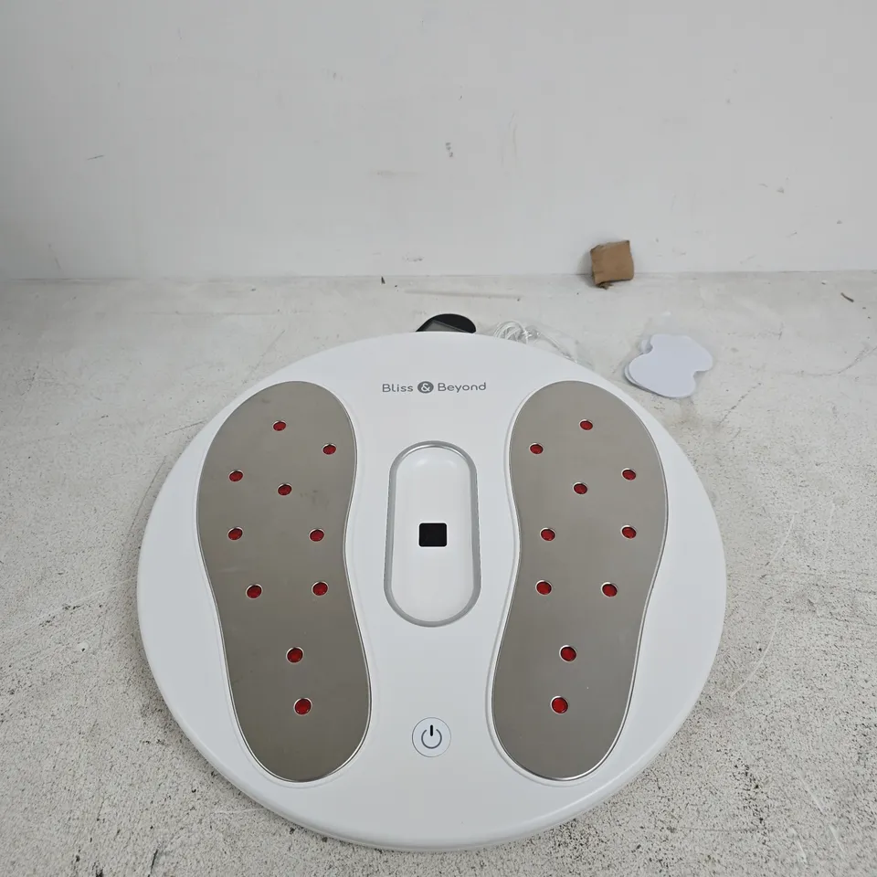 BLISS & BEYOND ELECTRIC EMS FOOT TENS – TRANSCUTANEOUS ELECTRICAL NERVE STIMULATOR (FOOT MASSAGER)