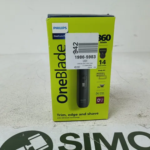 PHILIPS ONE BLADE PRO 360 BOXED