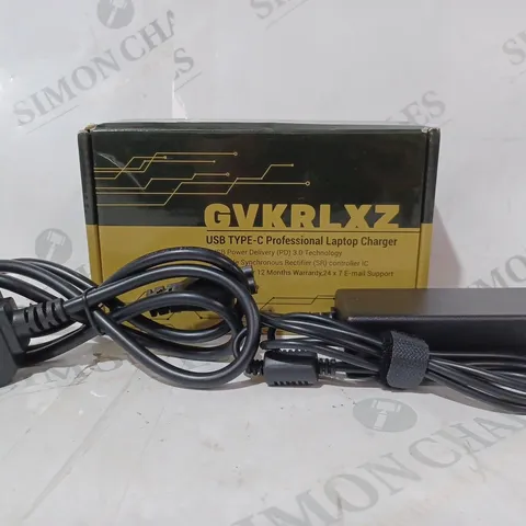 BOXED GVKRLXZ USB TYPE-C PROFESSIONAL LAPTOP CHARGER