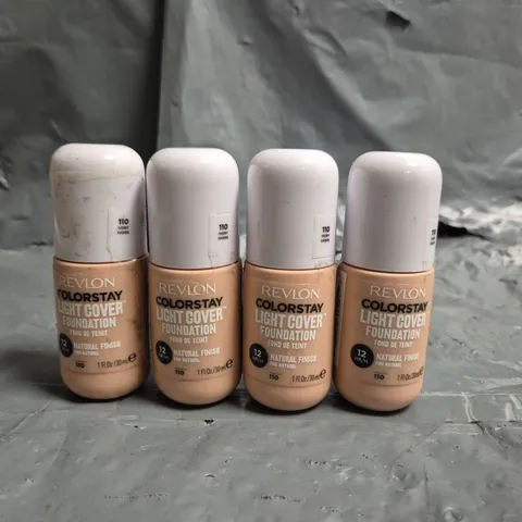 LOT OF APPROXIMATELY 60 REVLON COLOURSTAY LIGHT COVER 30ML FOUNDATIONS - 110 IVORY