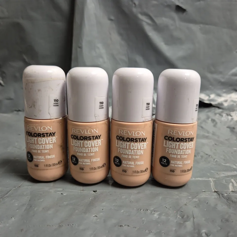 LOT OF APPROXIMATELY 60 REVLON COLOURSTAY LIGHT COVER 30ML FOUNDATIONS - 110 IVORY