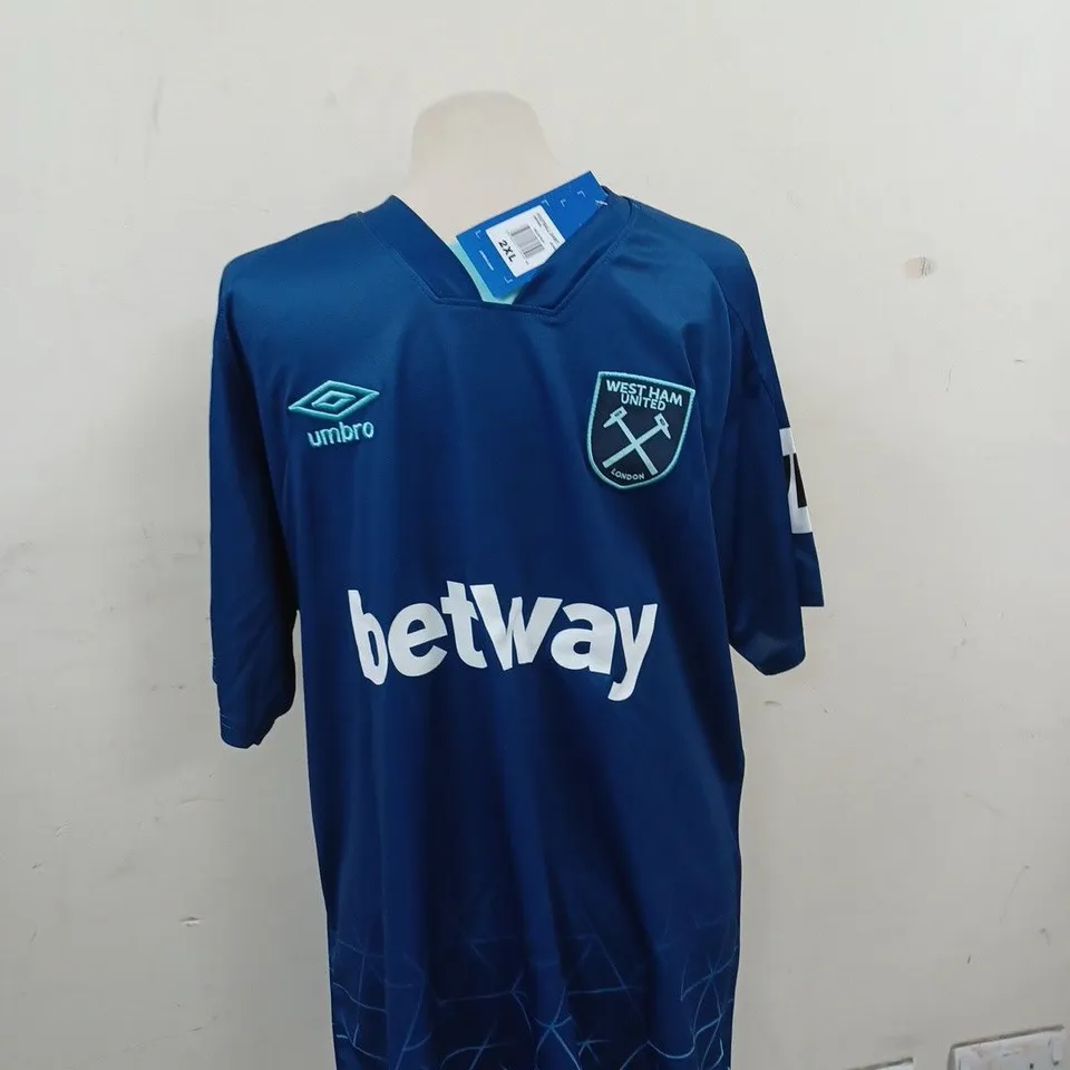 XXL WEST HAM SHIRT WITH PAQUETA 10