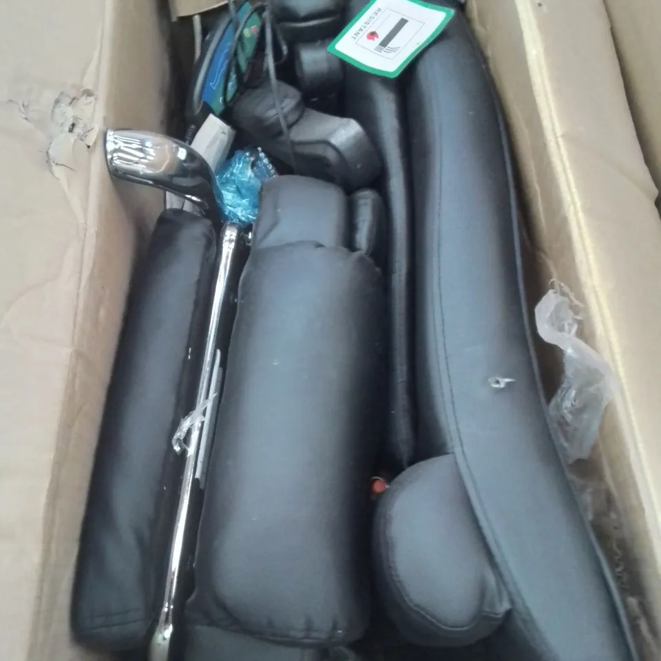 BOXED MASSAGE CHAIR IN BLACK (UNTESTED)