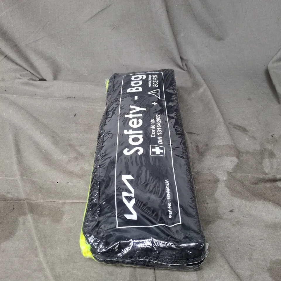 HI VIS WARNING VEST AND SAFETY BAG