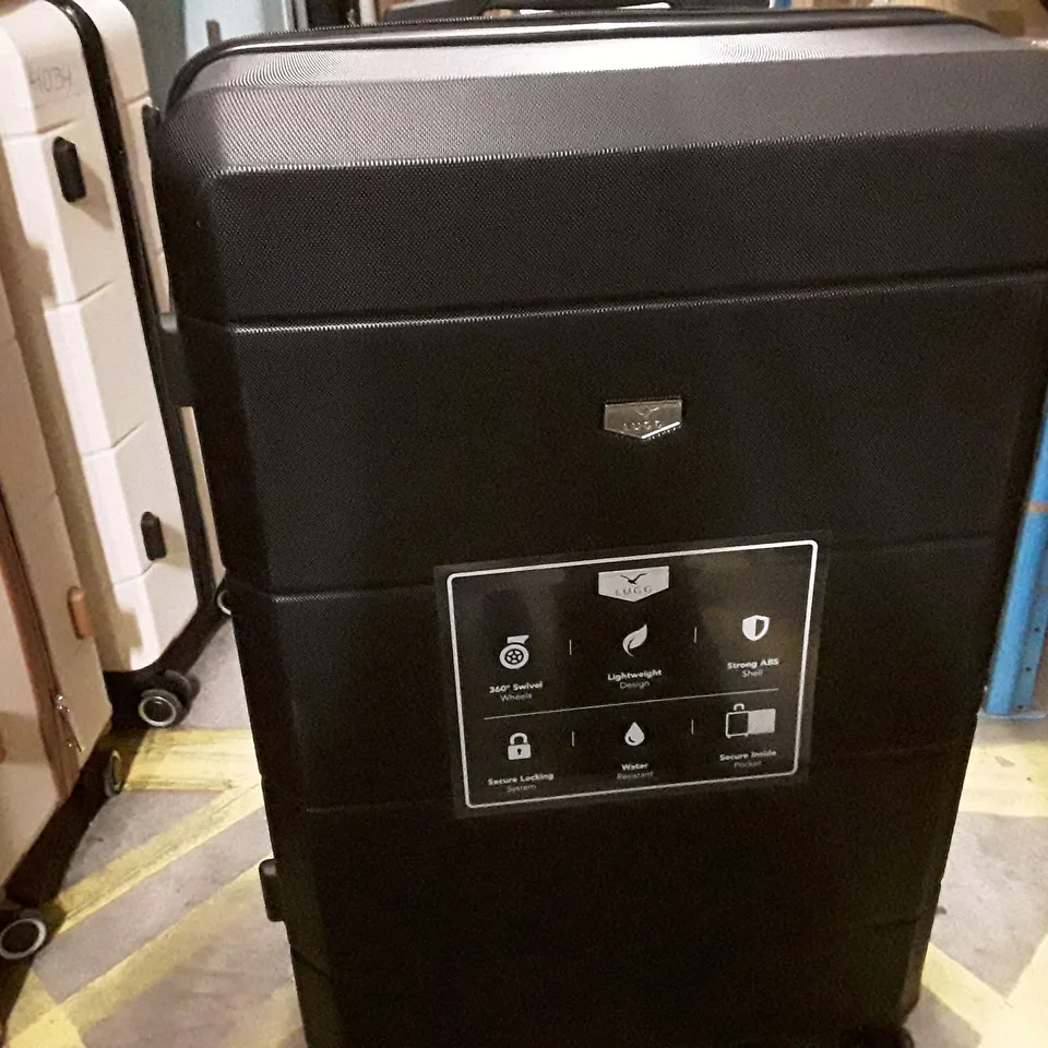 UNBOXED KEPLIN LUGG BIG SIZE TRAVEL LUGGAGE WITH WHEELS SECURE LOCK SYSTEM BLACK COLOUR