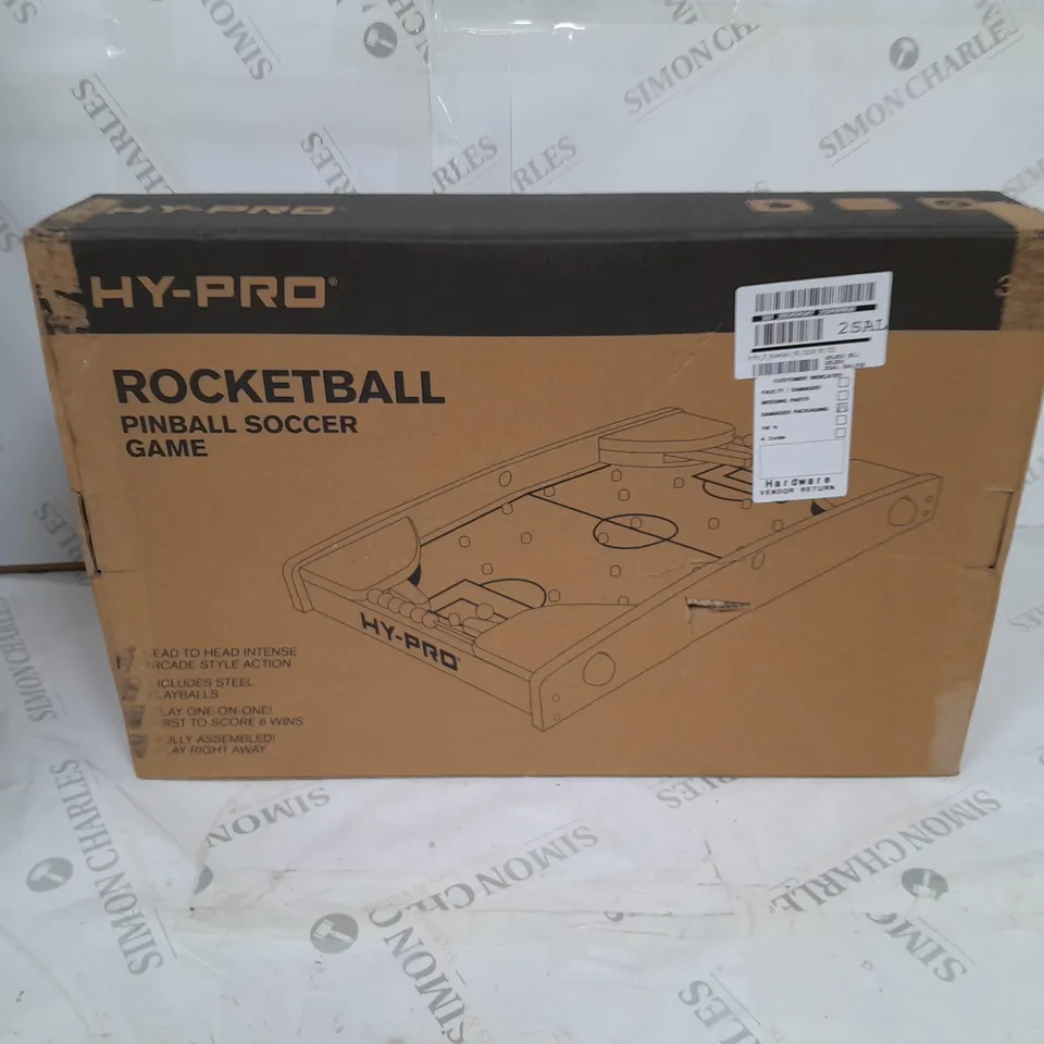 HY-PRO ROCKETBALL PINBALL SOCCER GAME 