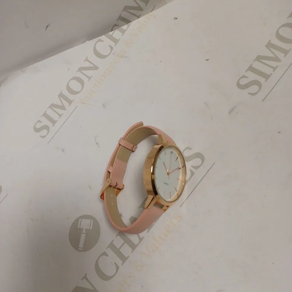 PINK AND ROSE GOLD WATCH
