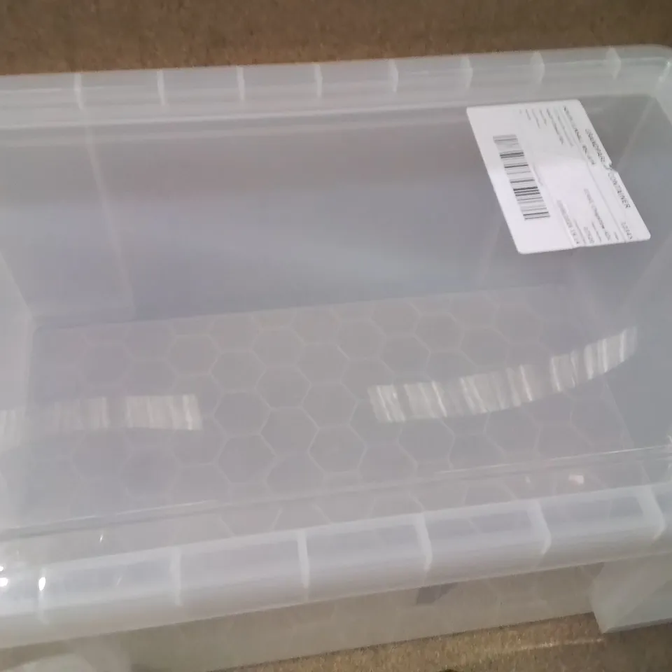 STORAGE BOX LID HAS A SMALL CRACK