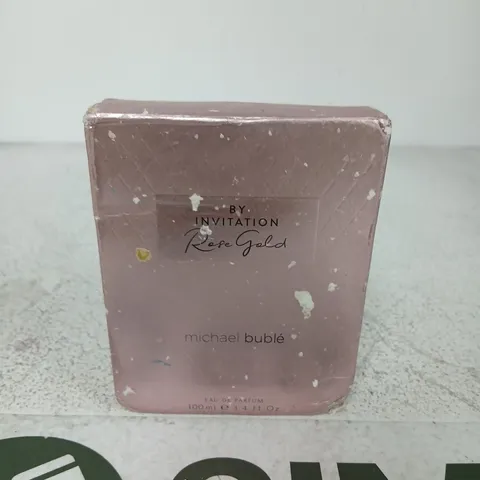 BOXED MICHAEL BUBLE ROSE GOLD BY INVITATION 100ML