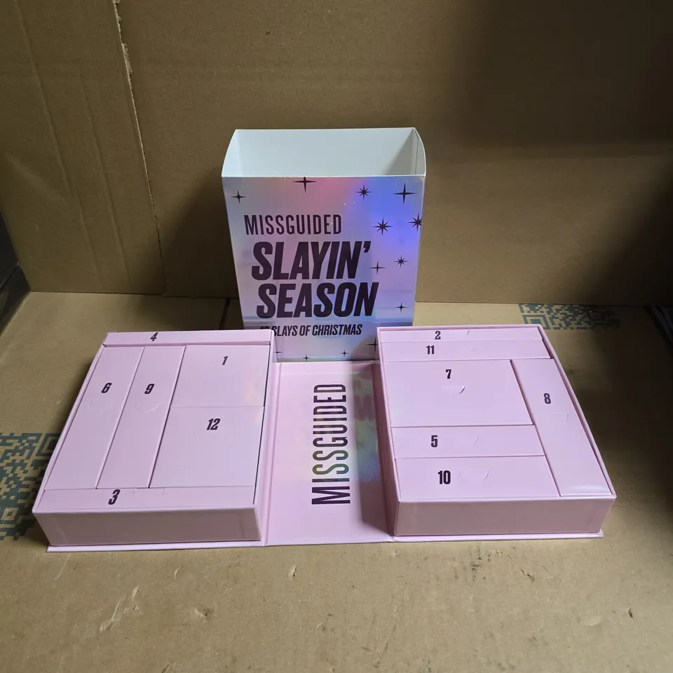 MISSGUIDED SLAYIN SEASON 12 SLAYS OF CHRISTMAS ADVENT CALENDAR
