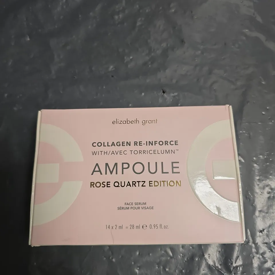 ELIZABETH GRANT COLLAGEN RE-INFORCE AMPOULE ROSE QUARTZ EDITION FACIAL SERUM
