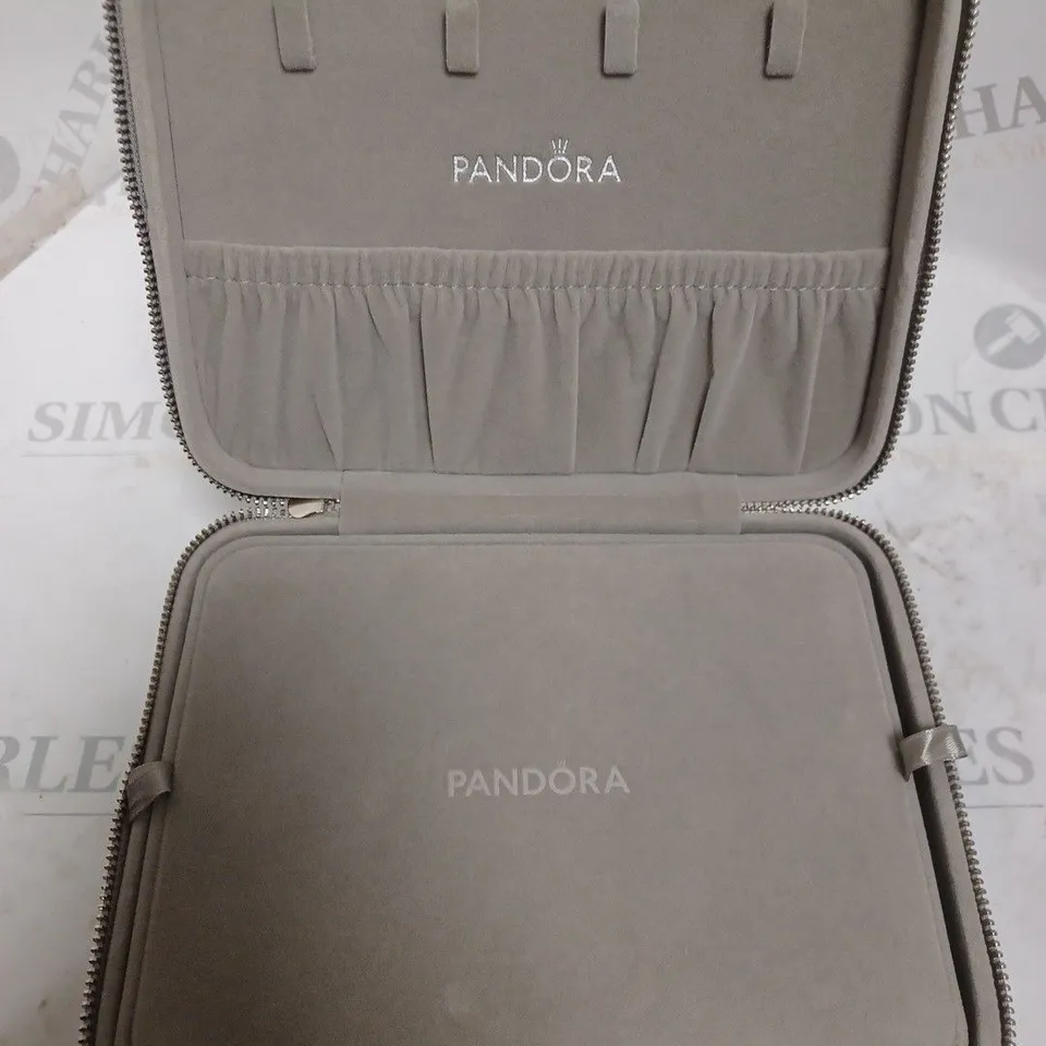 PANDORA JEWELLERY BOX STORAGE GREY 