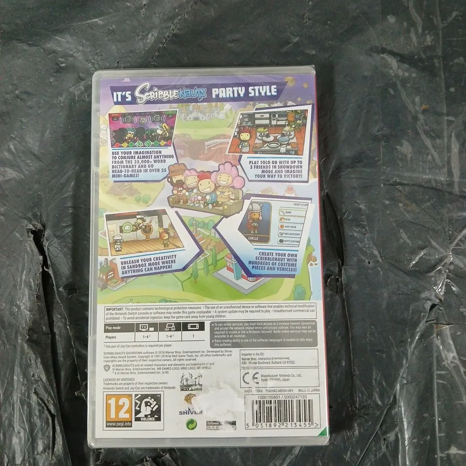 SEALED NINTENDO SWITCH SCRIBBLENAUTS SHOWDOWN