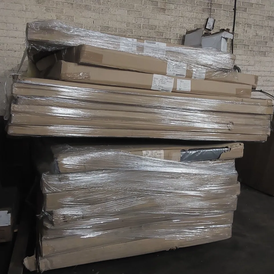 PALLET CONTAINING A LARGE QUANTITY OF EMMA HEADBOARDS ECT
